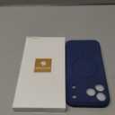 Miracase Magnetic for iPhone 17 Pro Max Case, Compatible with MagSafe, Integrated Silicone Camera Control Cover, 3.0mm Thicken Shockproof Drop Protection Phone Case for 17 ProMax, Glass Blue