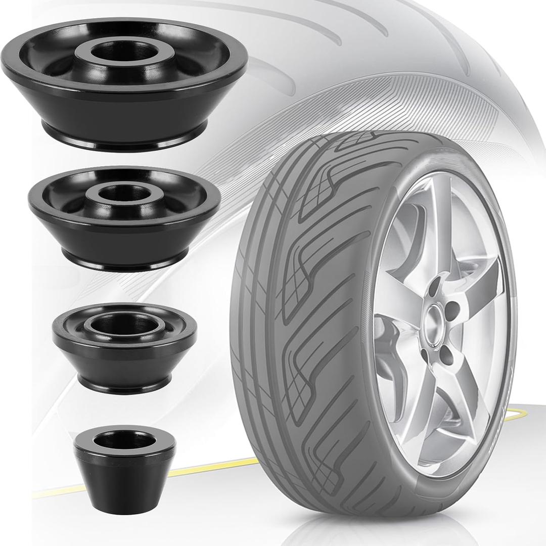 Meticuloso Wheel Balancer Cone 1.41in/36mm Universal Wheel Balancer Adapter Cone Set 4pcs Tire Balancing Machine Cones Set Cone