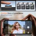 6 x TAURI for iPhone 16 Pro Max Case, Upgrade Full Camera Protection, Camera Control, Compatible with Magsafe, Minimalist Slimmer Magnetic Phone Case for iPhone 16 Pro Max, Black