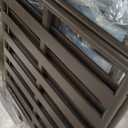 EAST OAK 4-Piece Patio Furniture Set | Life Chatter Outdoor Furniture | Coffee Table & Deep Seating Conversation Set with Thick Cushions | Porch, Balcony & Backyard | Chestnut & Apricot