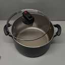 Farberware Smart Control Nonstick Stock Pot/Stockpot with Lid, 6 Quart, Black