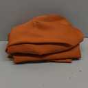 RYB HOME Bedroom Curtains Short - Blackout Privacy Energy Saving Curtains for RV Bunk Camper Bedroom Basement Kitchen Door Window Decor, 52" Width x 36" Length, Burnt Orange, 2 Pcs