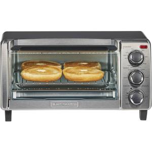 BLACK+DECKER TO1313SBD Toaster Oven, 15.47 Inch, Silver