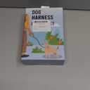 PUPTECK No Pull Dog Harness for Large, Adjustable Reflective Dog Harness with Handle Easy Control, Comfortable Soft Padded Pet Vest Harness for Large Dogs, Black 
