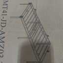 Superay 24 inch HIgh Twin Bed Frame with Rounded Legs, Double Layer Design