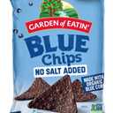 Garden of Eatin' Blue Corn, No Salt Added, Tortilla Chips, 16 Ounce 12 Pack