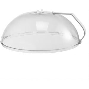Microwave Splatter Cover for Food,Clear Microwave Splash Guard Cooker lid with Handle,BPA-Free,Soft Plastic