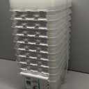 SmartStore Classic 10 Clear Plastic Storage Boxes, 8L/8.5QT BPA-Free Stackable and Nestable Container with Secure Lid, Swedish Made Plastic Bins for Organization, L13.39 x W9.84 x H6.3-10 Pack