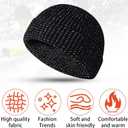 Fisherman Beanies for Men Women,Beanies Hats Men Women,Reflective Beanie for Women Men