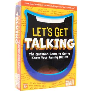 WHAT DO YOU MEME? Let's Get Talking: The Question Game to Get to Know Your Family Better by Relatable, Designed for Ages 8+, Fun Kids Games for Family Game Night, Great, Includes 400 Cards (2 in x 7.88 in x 10.74 in)