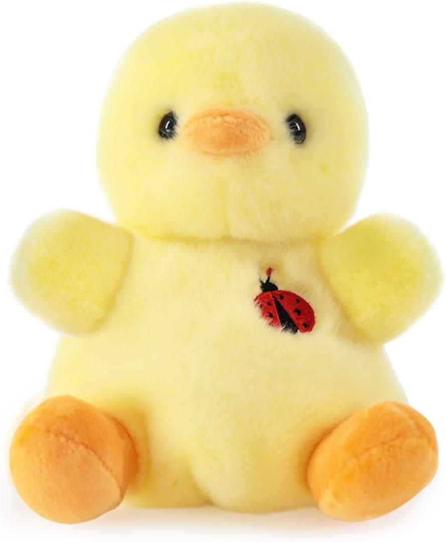 Sew Butiful 8" Duck Stuffed Animals Plush, Cute Plushies for Animal Themed Parties Teacher Student Award, Animal Toys for Baby, Boy, Girls, Great for Nursery, Room Decor, Bed (Duck)
