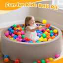 Ball Pit Balls for Toddlers: 50 100 200 Colorful Non-Toxic Balls with BPA-Free, Phthalate-Free, Crush-Resistant Polyethylene Plastic, 2.2 Inches, Perfect Toy for Boys and Girls Play