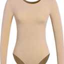 DANSHOW Women and Girls Nude Seamless Camisole Undergarment Leotard with Transition Straps