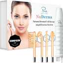 Pure Daily Care NuDerma Handheld Skin Therapy Wand Machine w/Neon – AntiAging Skin Tightening Wrinkle Reducing Dark Circles – Clarifying Hair & Scalp Stimulator, 1 Count (Pack of 1)