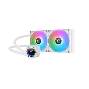 Thermaltake TH280 V2 ARGB Sync/AlO Liquid Cooler/Fan 140mm*2/PWM 500~1800 RPM/Mirror Waterblock/MB ARGB Sync Control/White, CL-W377-PL14SW-A