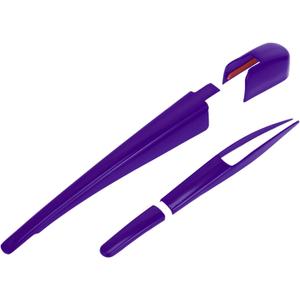 1 Set Rear Window Wiper Arm Blades Cover Trim for Jeep Wrangler JL JLU 18-24 Rear Windshield Wiper Arm Blades Cover Trim ABS Purple