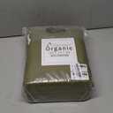 RUVANTI 100% Organic Cotton Sheets California King, Percale Weave, GOTS Certified, 4-Piece Set, Deep Pocket 13", Crisp & Breathable, Soft Durable Bedding, Sábanas Algodón Orgánico – Olive