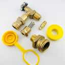 NEW FORKLIFT PROPANE TANK COMPLETE VALVE REPLACEMENT SERVICE BLEEDER FILL RELIEF