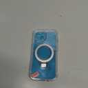 for iPhone 15 Case with Invisible Magnetic Stand, Compatible with Mag-Safe Military-Grade Protection with Built-in Screen Protector, Shockproof Phone Case for Women Men, Clear