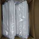 VIVIDA 4" x 4" Vinyl Fence Post Cap (Actual 4" x 4"), New England Pyramid Post Cap, PVC Square Top Cover, for Vinyl Fences, Mailboxes & Decks, White, 2 Pack