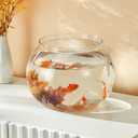 Newpol Large Size 3 Gallon Plastic Fish Bowl, Aquarium Fish Tank 11.5 Liters