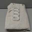 Linen Shower Curtain Beige, Fabric Boho Farmhouse Shower Curtains for Bathroom Cream Cotton Natural Cloth Liner Set 72" W x 90" L