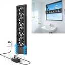 27.6-29.5 Inch Vertical Window Fan For Sliding Windows,No Assembly