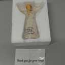 Sympathy Gifts for Loss of Loved One, 5.12" Angel Sympathy Gift,Memorial Gift for Loss of Dad Mom Grandmother, Angel Figurine for Bereavement Remembrance Gifts (Sympathy-Figurine)