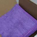 MR.SIGA Microfiber Cleaning Cloths, All-Purpose Microfiber Towels, Streak Free Cleaning Rags, Pack of 12, Purple, Size 32 x 32 cm(12.6 x 12.6 inch)