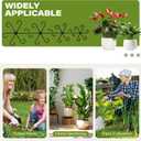 2 x 40pcs Plant Stem Support, Plant Support for Indoor Plants, Plastic Reusable Plant Support Clips, Indoor Plants Accessories