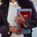 AT-A-GLANCE 2026 Diary, Standard Diary, Daily, 7-3/4" x 12", Large, 12-Month, Hardcover, Red (SD3761326)