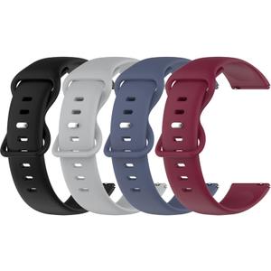 Compatible with Fitpolo AR-01/aeac AR-01 Smart Watch Bands,Soft Silicone Wristband Adjustable Quick Release Replacement Band Strap for Fitpolo AR-01 Smartwatch Accessories