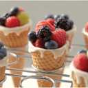 Wilton Cupcake Cones Baking Rack, 12-Cavity Ice Cream Cone Cupcakes Holder