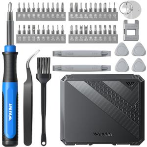 52in1 Small Precision Screwdriver Set with torx, Mini Screw Driver Set, Magnetic Repair Tool Kit for Phone, Computer, Laptop, PS4 PS5, Xbox, Switch, Eyeglasses, Watch, Electronic, Gifts for Men
