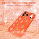 TURYXIA Christmas Case for iPhone 17 Pro, for iPhone 17 Pro Case for Women Girls Girly, Glitter Sparkly Cute Christmas Soft Phone Cover, Christmas Tree