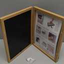 2-Pack Kids Art Frames Changeable with Stand 8.5x11 Front Opening, A4 Artwork Frames for Kids Art Storage, Art Picture Frame with Mat and 4 Acrylic Boards, Kids Room Decor Art Display, Holds 150Pcs (Woodgrain)