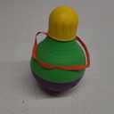 Starmark Bob-A-Lot Interactive Dog Pet Toy, Large, Yellow/Green/Purple