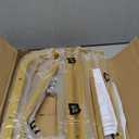 JIUYOTREE Standard Clothes Clothing Garment Rack with Storage Shelves Clothes Organizer for Hanging Clothes Coat Jacket Shirt Sweater Jeans Gold,  Size: 34"W x 16.7"D x 58"H without wheels