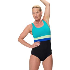 Speedo Women's Swimsuit One Piece Sweetheart Moderate Cut, Size 6