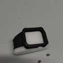 GELISHI Compatible with Apple Watch Band 45mm 44mm 42mm, Men Rugged Protective Case Bumper with Sport Band Military Shockproof Case for Watch Series 8 7 6 SE 5 4 3 2, Black