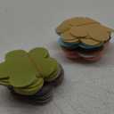 gisgfim 50Pcs Multicolor Spot Markers Carpet Floor Spots Markers Flower-Shape Standing Dot Flexible Carpet Dots for Classroom Decorations for Elementary School Preschool Kindergarten Supplies