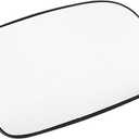 Car Rearview Right Passenger Side Heated Mirror Glass Replacement W/Backing Plate for Jeep Grand Cherokee 1999-2004 Replacement