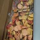 6 Pcs Artificial Eucalyptus Stems Fall Decorations with Fall Eucalyptus Leaves Autumn Decorations for Office and Home Artificial Plants for Floral Arrangement (Orange)