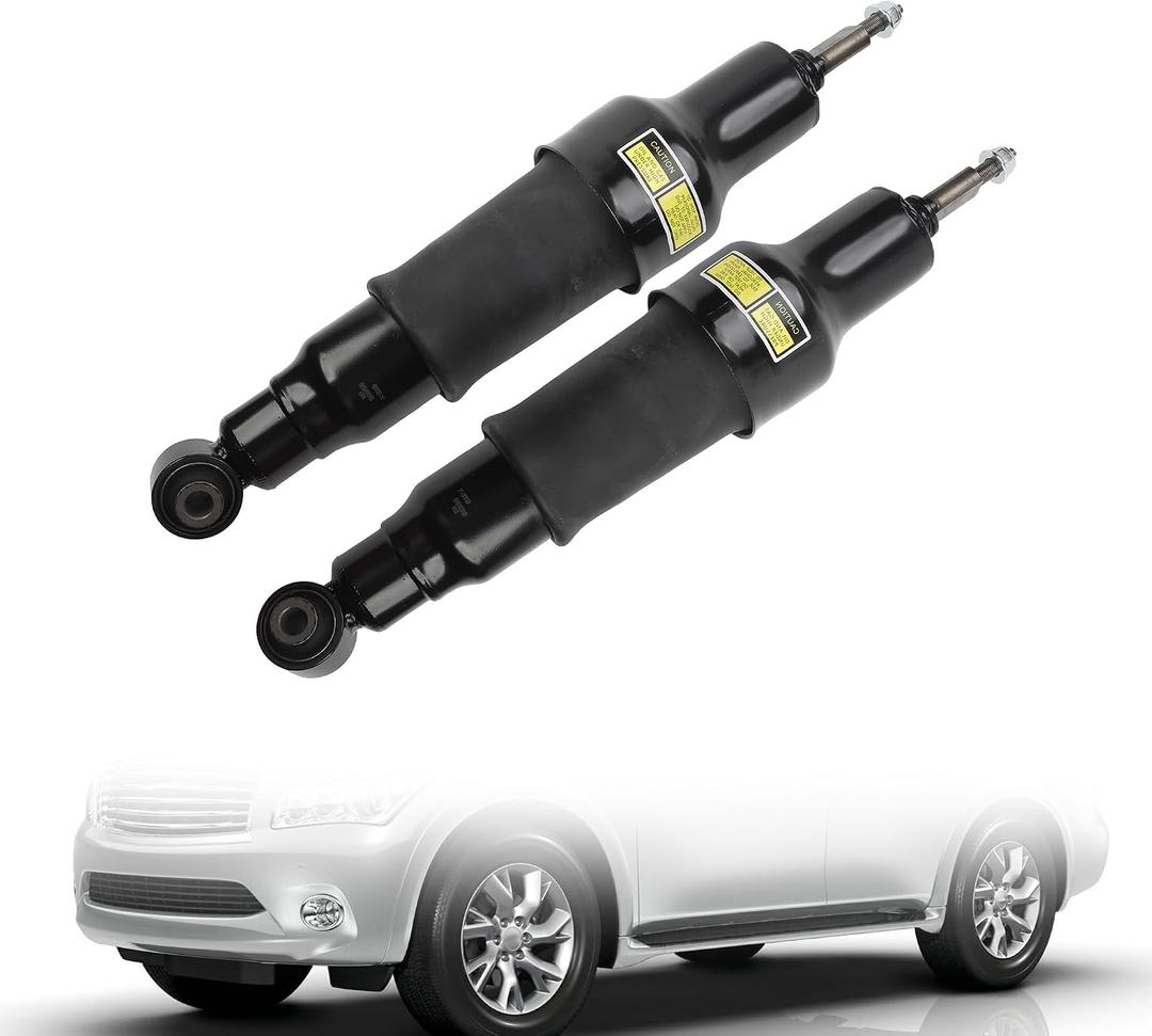 Dasbecan Pair Rear Shock Struts Absorber Compatible with Nissan Armada 2017-2023 Infiniti QX80 2014-2020 Infiniti QX56 2011-2013 Replace# 56210-1LA8A E6210-5ZWOA
