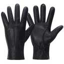 Meetoget Women's Deerskin Leather Gloves With Cashmere For Winter Warmth, Size: XL