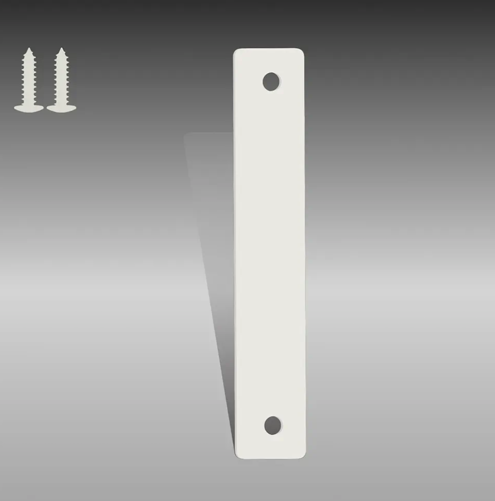 10 Inch White Metal Letters, Modern House Numbers for Outside, White Door Mailbox Numbers, Metal House Address Letter and Number for Office Apartment Outside (I)