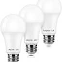 Lepro 100W Equivalent LED Light Bulbs, 14W 1500 Lumens Daylight White 5000K Non-Dimmable, A19 E26 Standard Base, 10000 Hour Lifetime, Pack of 3