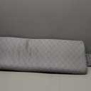 Kayfia Twin Size Pillow Wedge for Headboard Gap Bed Gap Filller (0-8") Mattress Space Filler Pillow Stopper with 2 Side Pocket Triangle Foam Pillow Wedge Between Headboard Mattress (Grey, 39"x10"x6")