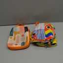 7 Pcs Compression Packing Cubes Travel for Suitcases, Luggage Organizer Washable Storage Bags Set for Backpack Travel- Packaging Cubes for Carry-Ons and Storage (yellow orange)