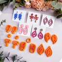 13pcs Minimalism Polymer Clay Cutters | Boho Clay Cutters | Jewelry Making Kits | Clay Earring Cutters | Polymer Clay Tools | Polymer Clay Cutter for Jewelry Making